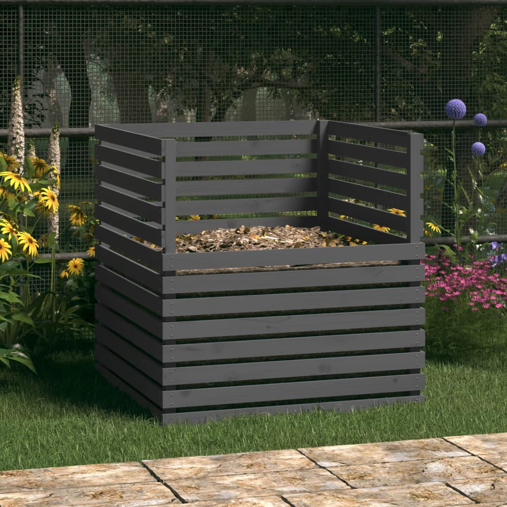 vidaXL Compostbak 50x100 cm gegalvaniseerd staal