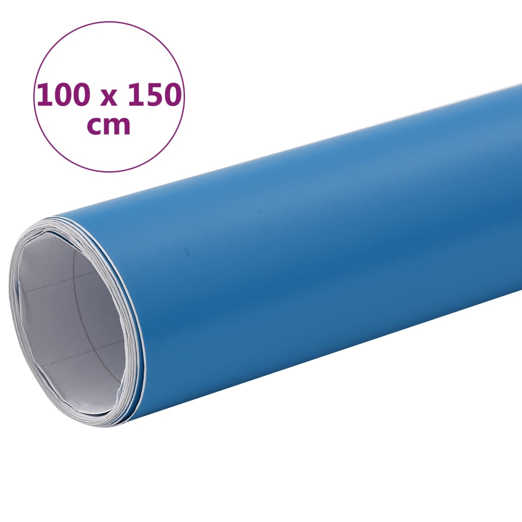 vidaXL Autofolie 100x150 cm matblauw