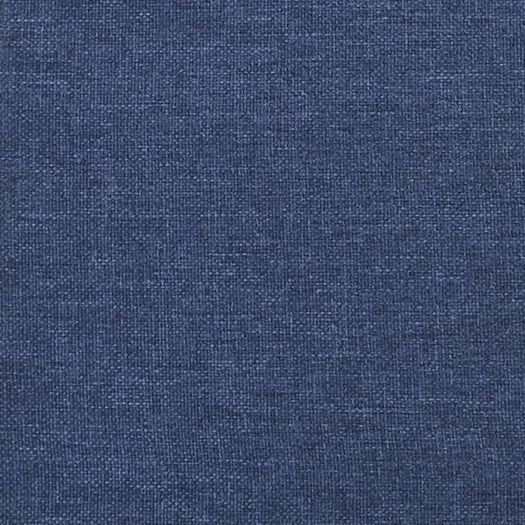 vidaXL Voetenbank 45x29,5x35 cm stof blauw