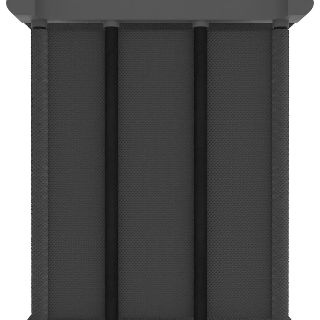 vidaXL Kast met 4 vakken met boxen 69x30x72,5 cm stof grijs