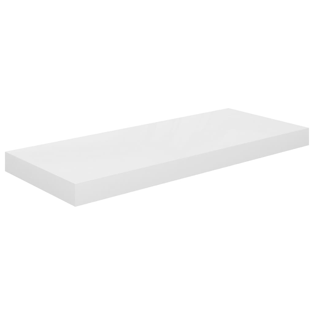 vidaXL Wandschappen zwevend 4 st 60x23,5x3,8 cm MDF hoogglans wit