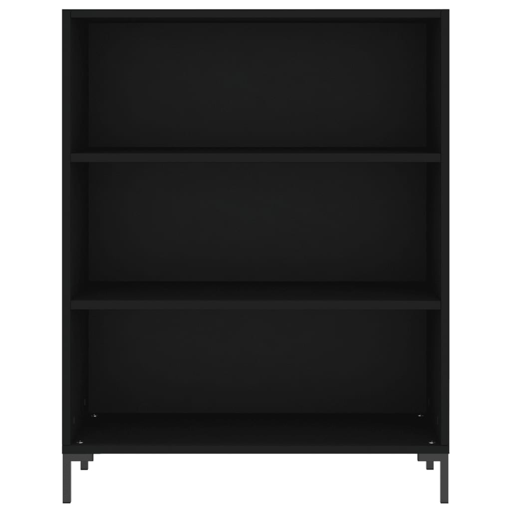 vidaXL Boekenkast 69,5x32,5x90 cm bewerkt hout zwart