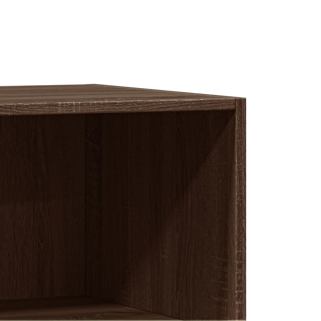 vidaXL Kledingkast 48x41x102 cm bewerkt hout bruin eikenkleurig