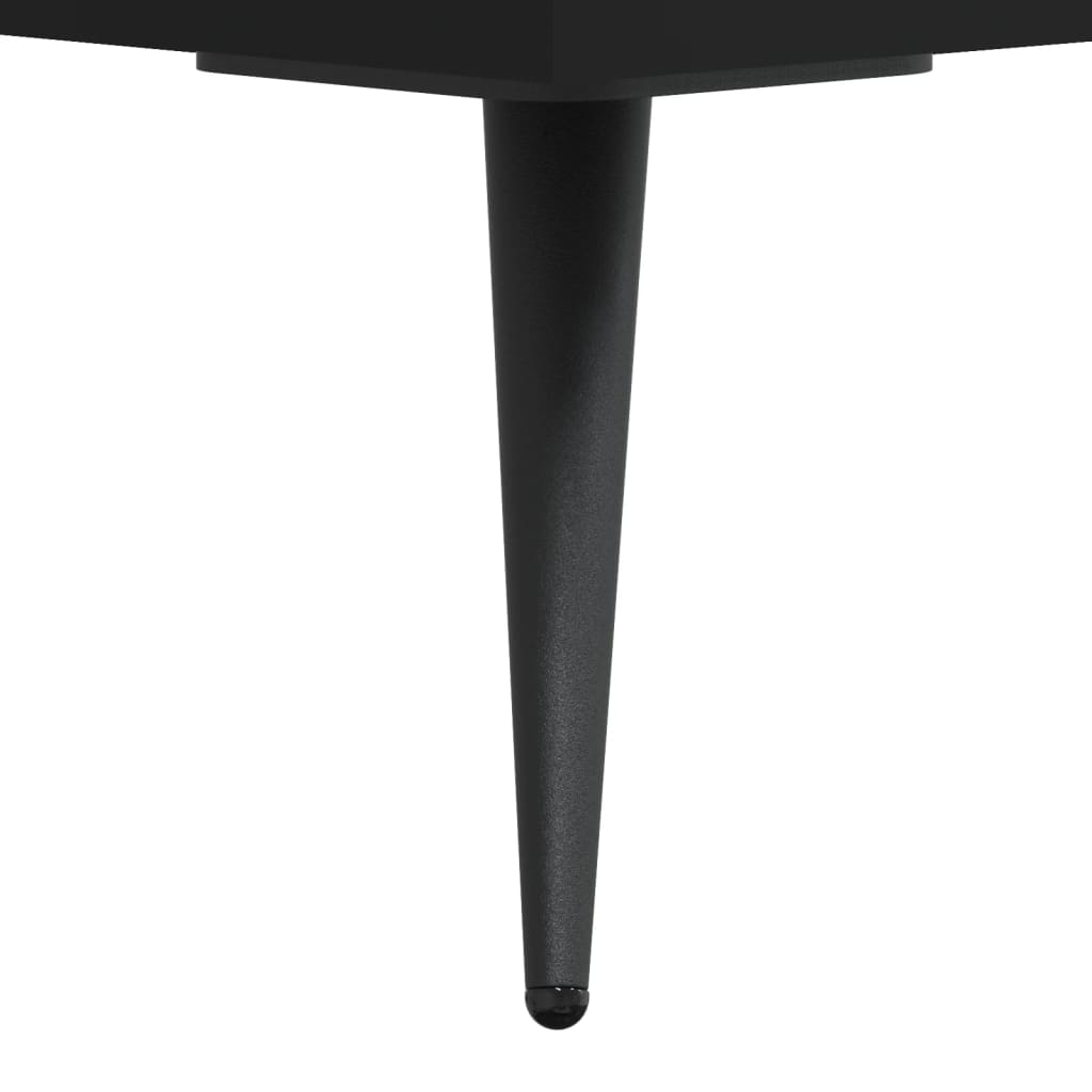 vidaXL Tv-meubel 150x30x44,5 cm bewerkt hout zwart