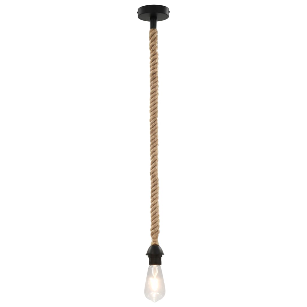 vidaXL Hanglamp met door touw bedekt snoer E27