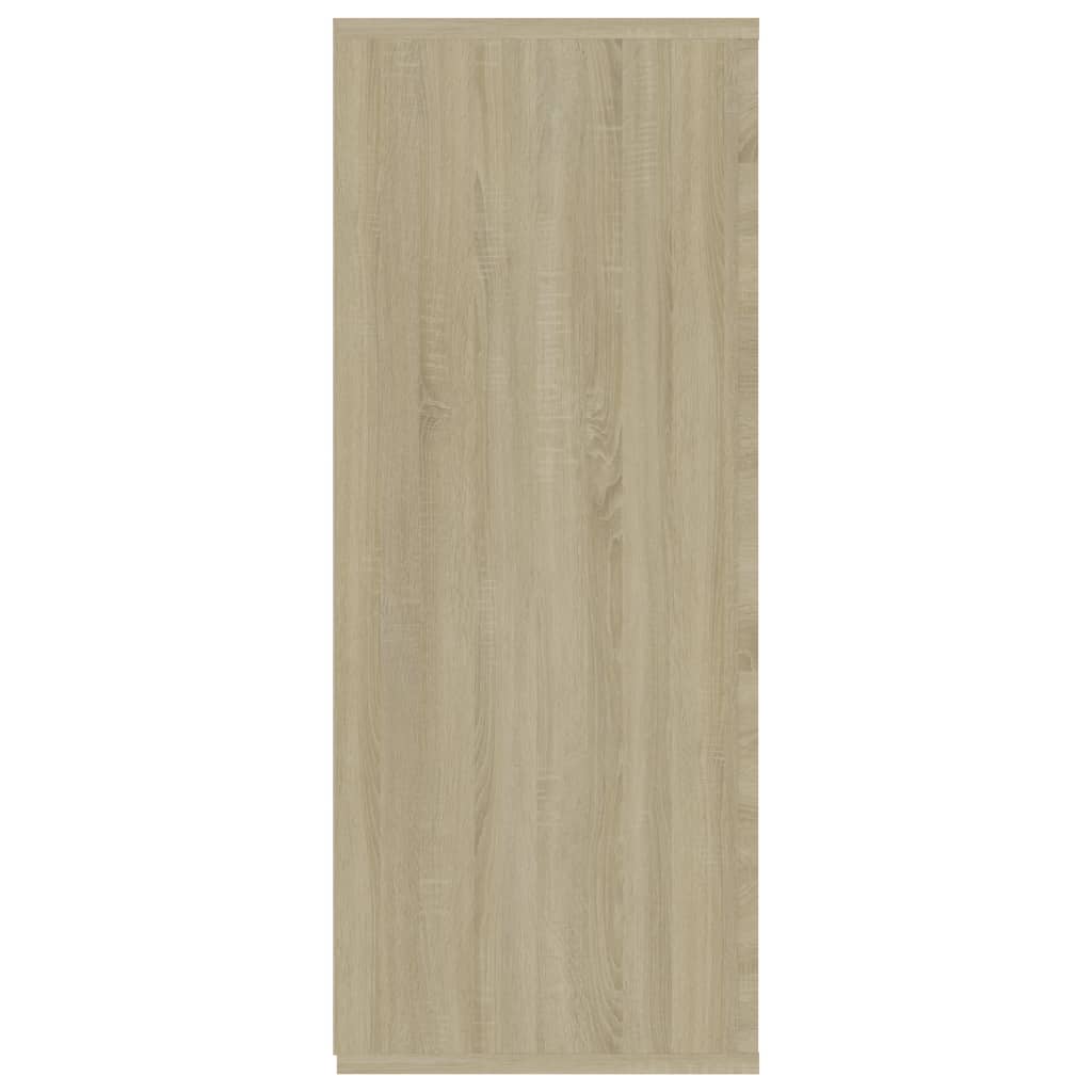 vidaXL Dressoir 105x30x75 cm bewerkt hout sonoma eikenkleurig