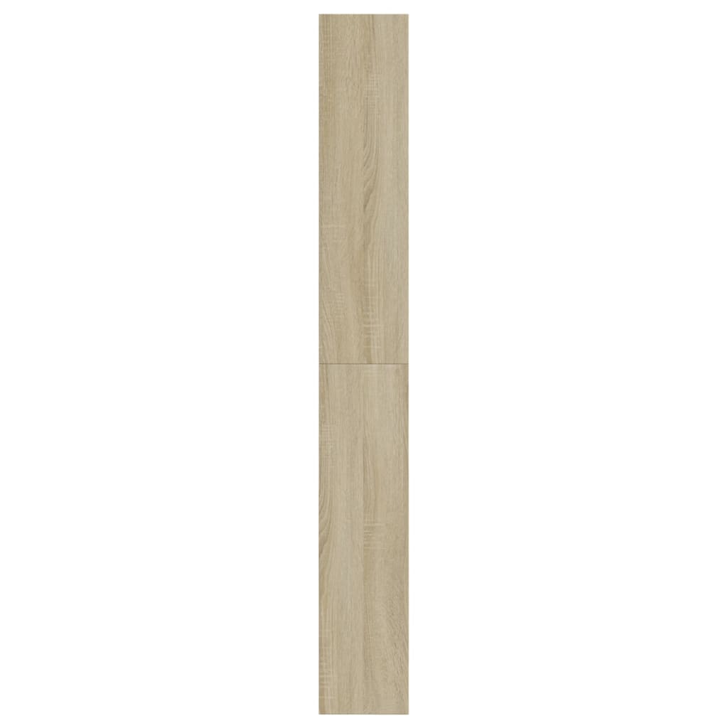 vidaXL Schoenenkast 60x21x163,5 cm bewerkt hout sonoma eikenkleurig
