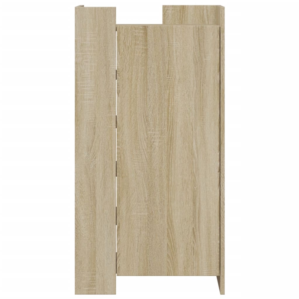 vidaXL Schoenenkast 52x37,5x100 cm bewerkt hout sonoma eikenkleurig