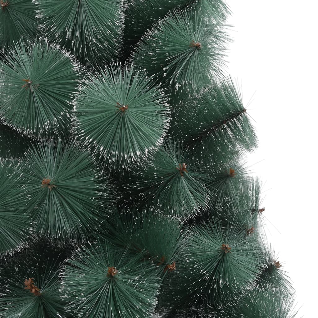 vidaXL Kunstkerstboom met verlichting en standaard 210 cm PET groen