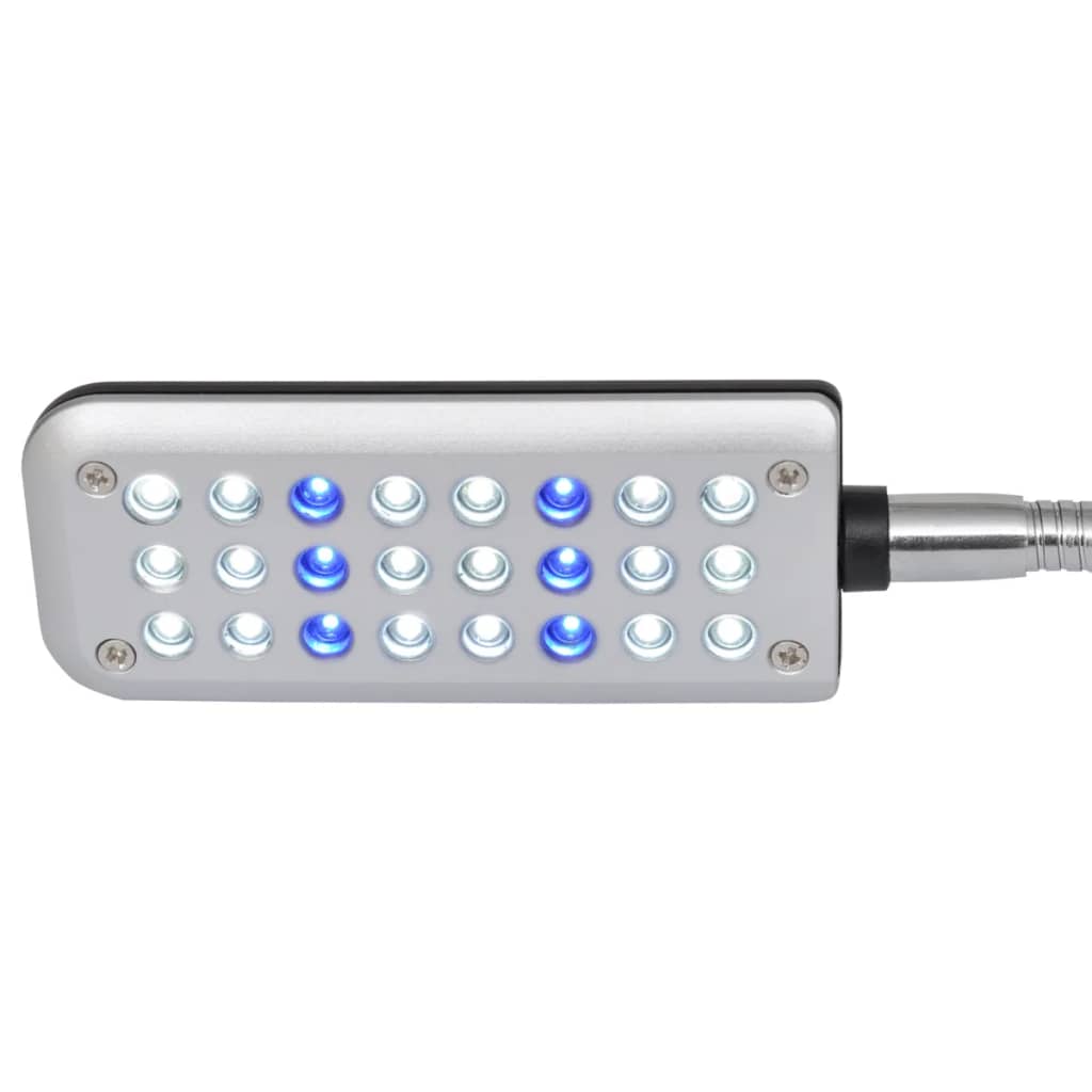 Aquariumlamp met 24 blauwe en witte LEDs