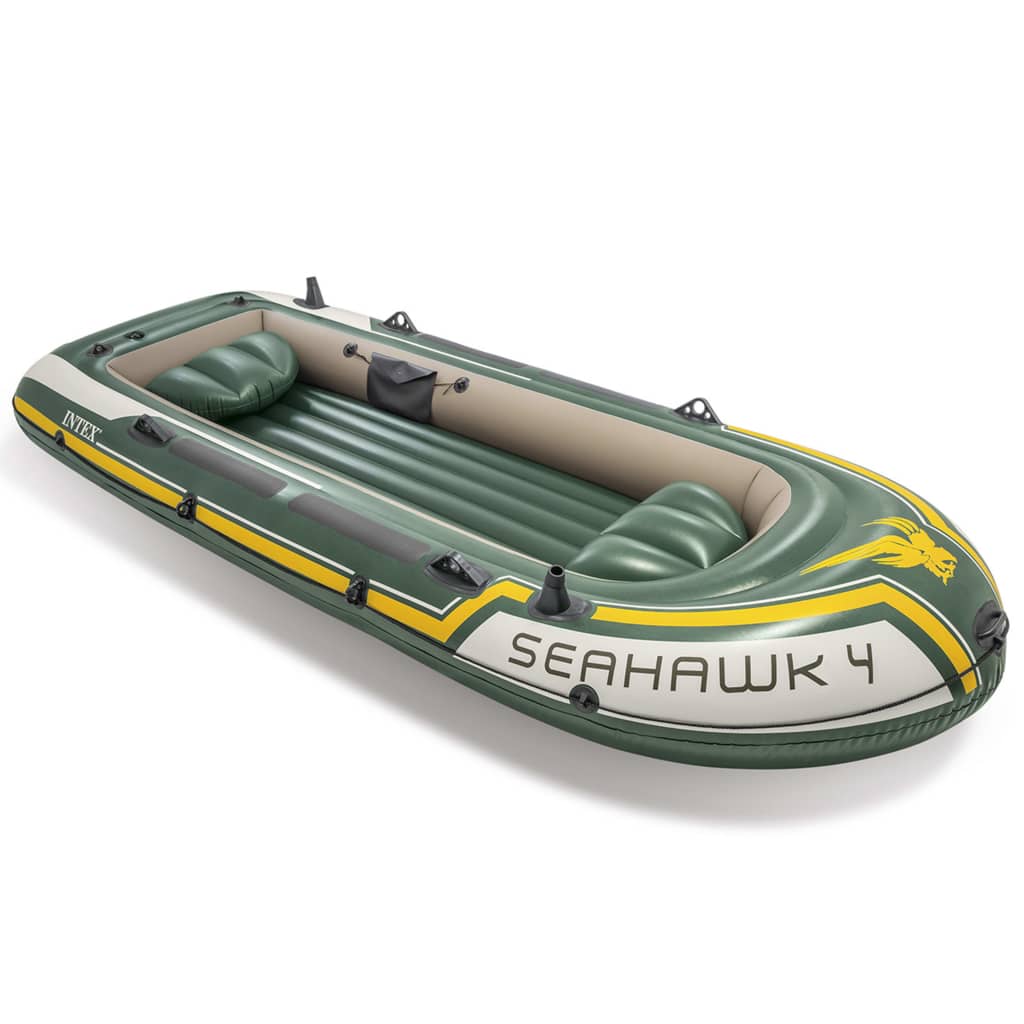 Intex Opblaasboot Seahawk 4 met roeispanen en pomp