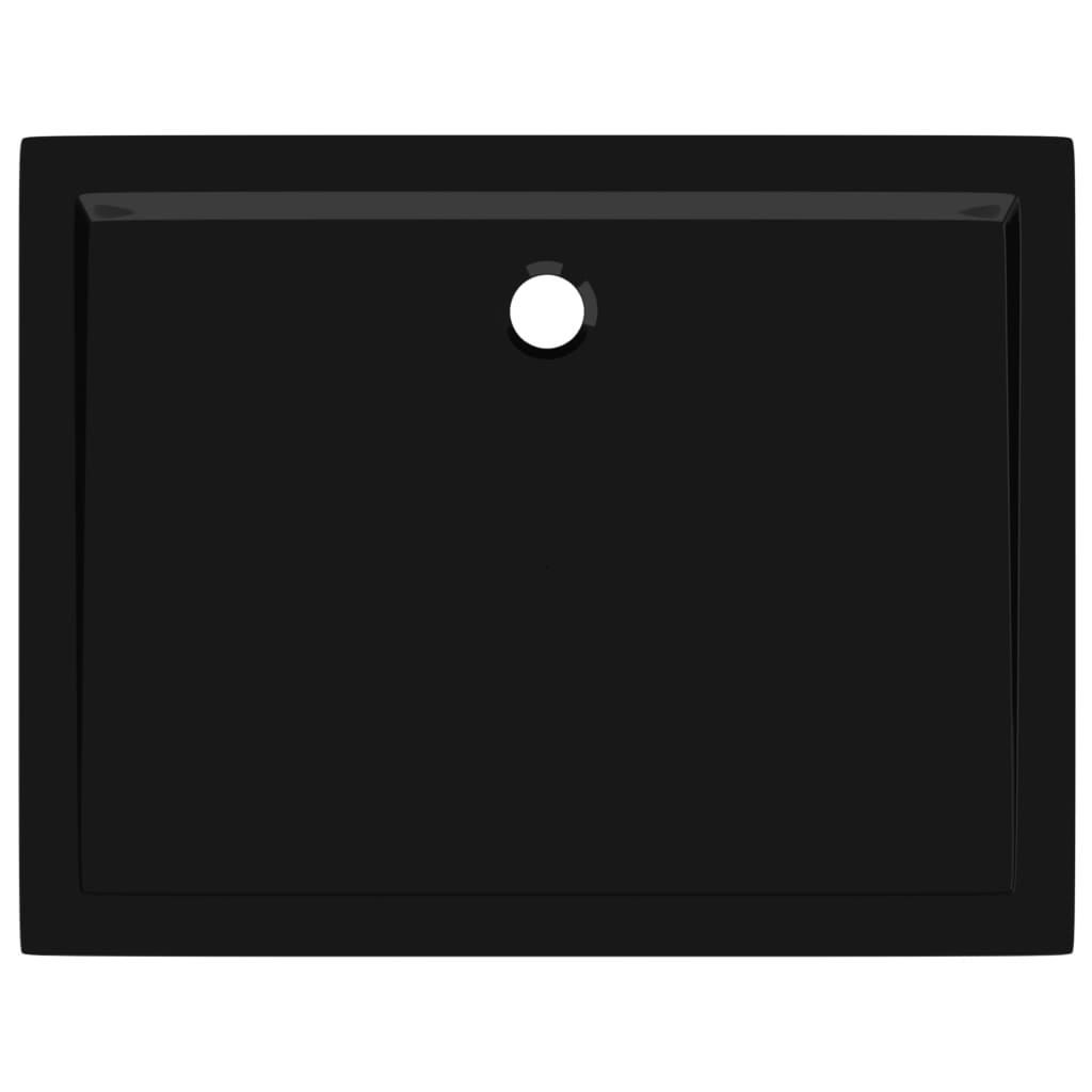 vidaXL Douchebak rechthoekig 70x90 cm ABS zwart