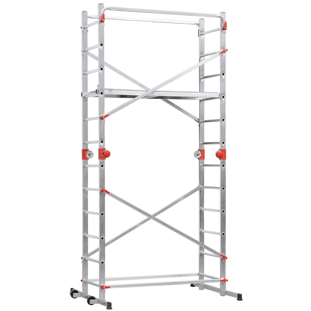 Hailo Steiger ladder 1-2-3 500 Combi 324 cm aluminium 9459-501 kopen | vidaXL.be