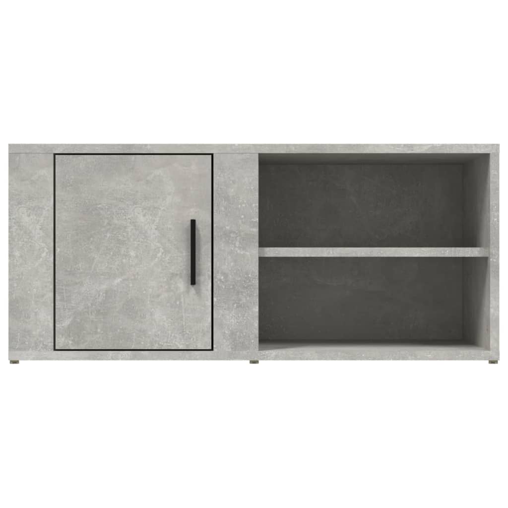 vidaXL Tv-meubels 2 st 80x31,5x36 cm bewerkt hout betongrijs