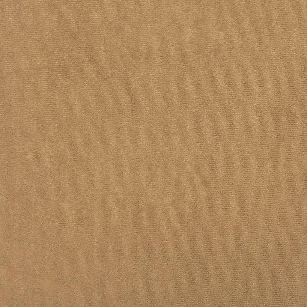 vidaXL 2-delige Loungeset fluweel bruin