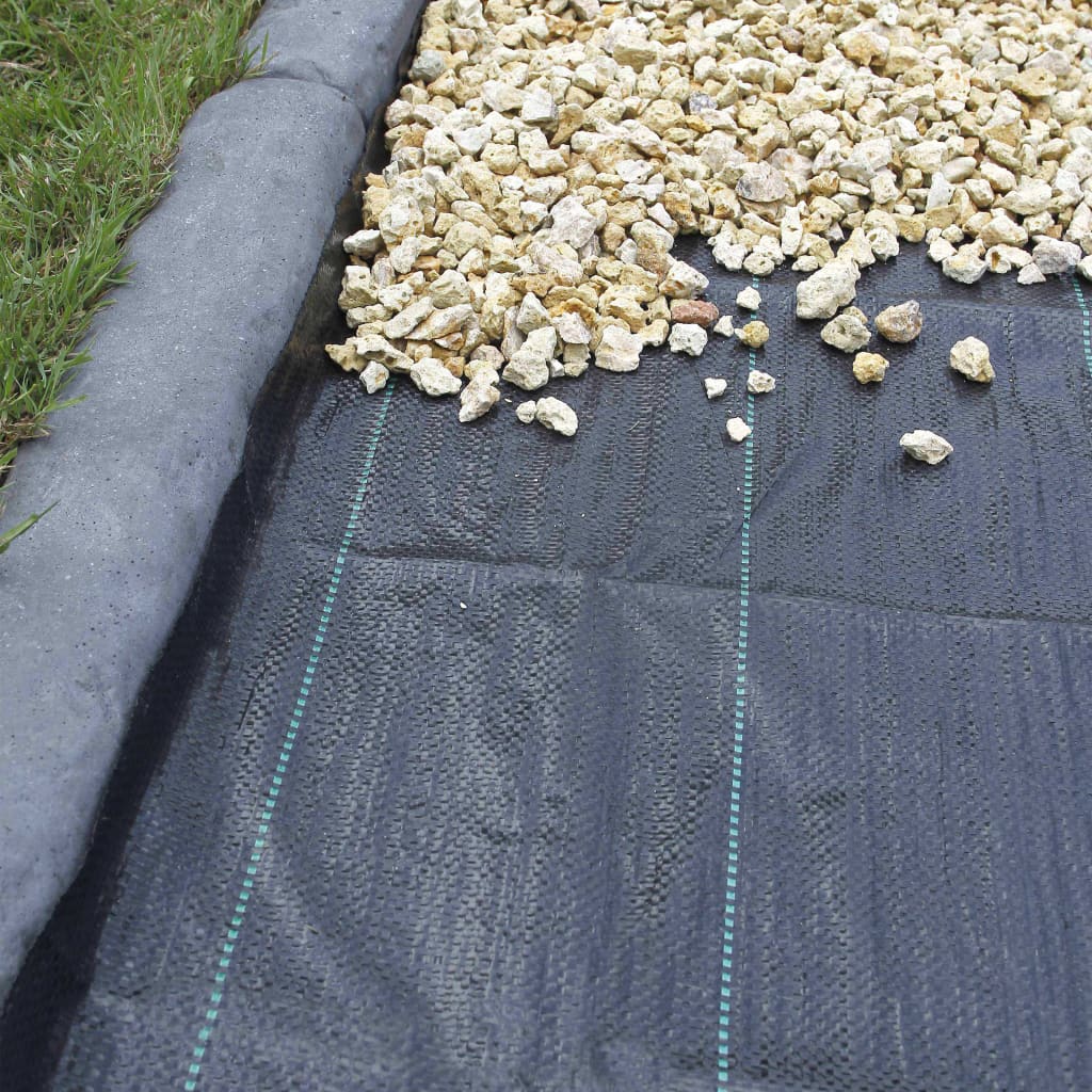 Nature Anti-worteldoek 2,1x25 m zwart