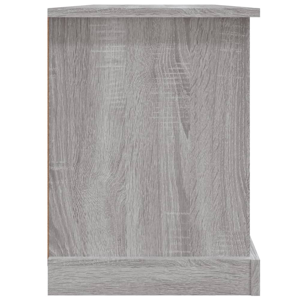 vidaXL Tv-meubel 99,5x35,5x48 cm bewerkt hout grijs sonoma eikenkleur