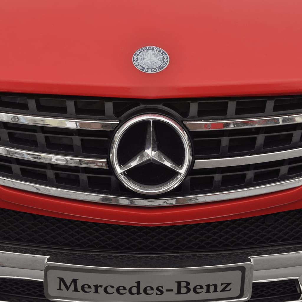 vidaXL Elektrische speelgoedauto Mercedes Benz ML350 rood 6 V