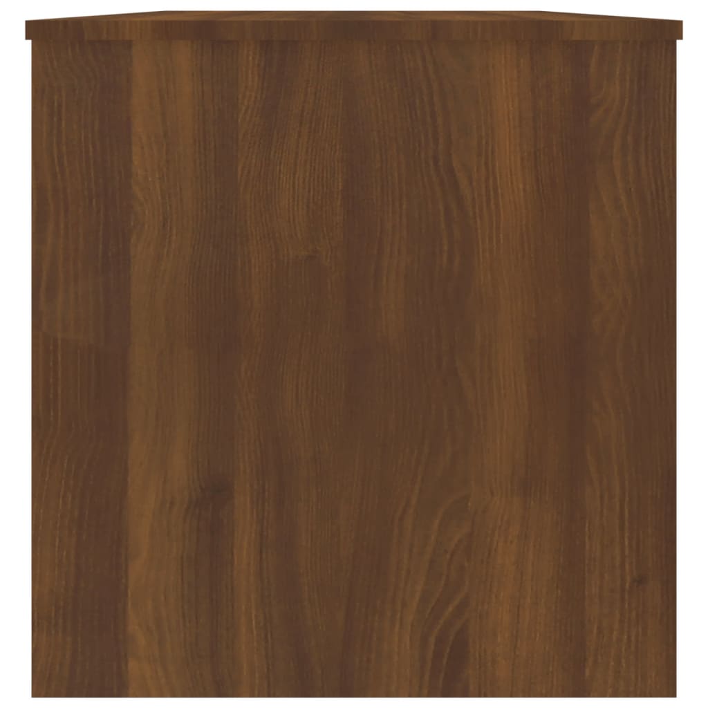 vidaXL Salontafel 102x50x52,5 cm bewerkt hout bruineikenkleurig
