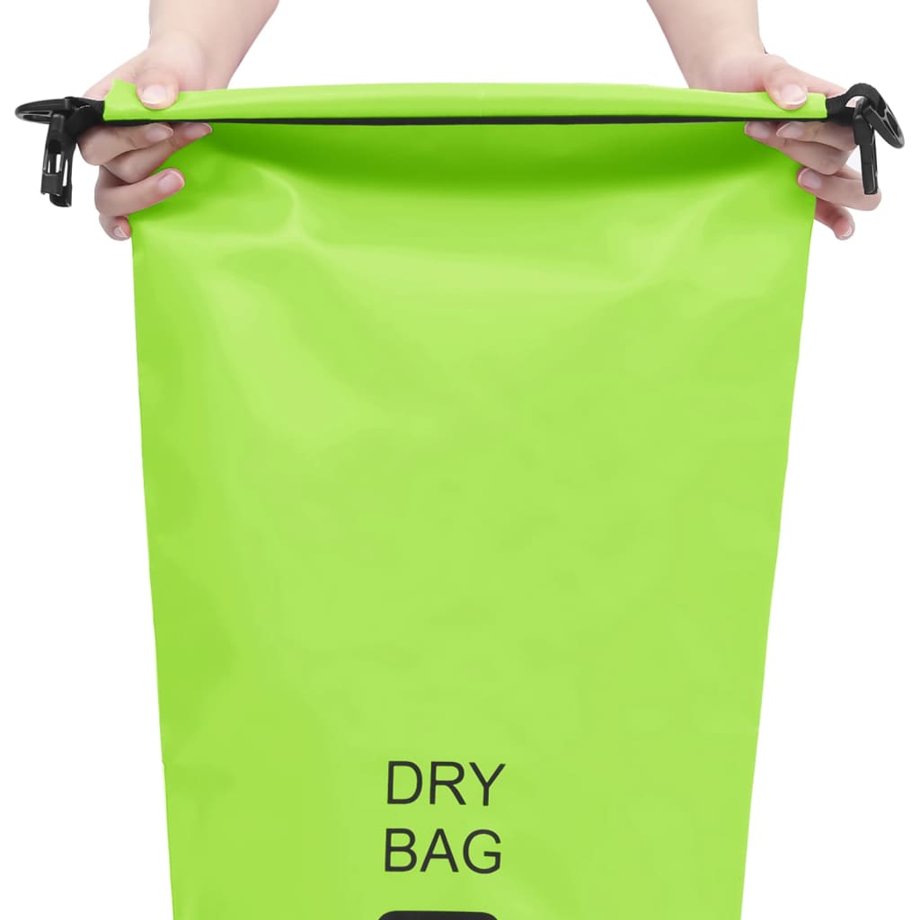 vidaXL Drybag 20 L PVC groen