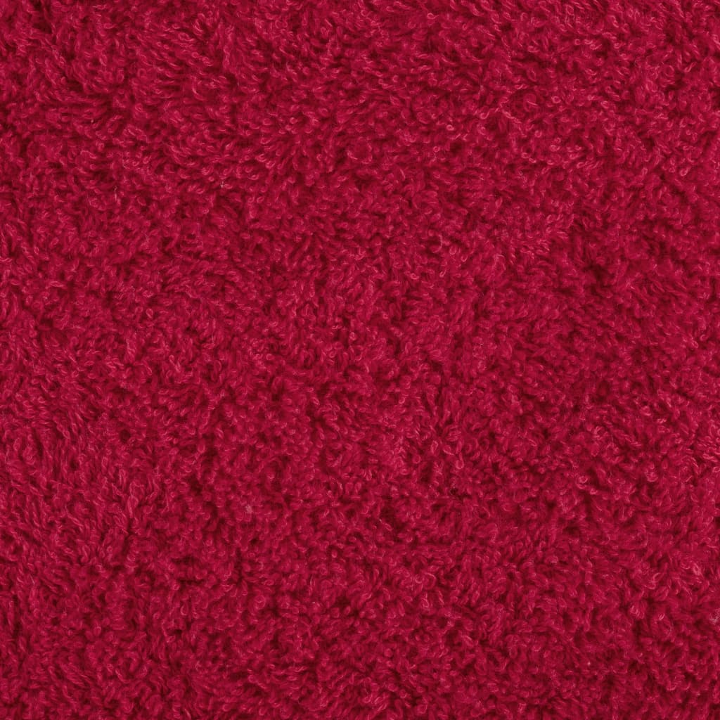 vidaXL Gastendoekjes SOLUND 2 st 600 g/m² 30x30 cm rood