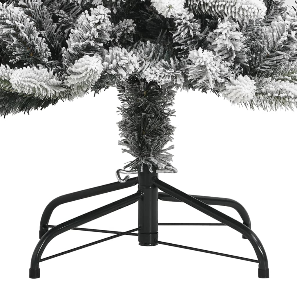 vidaXL Kunstkerstboom met sneeuw 150 cm PVC en PE