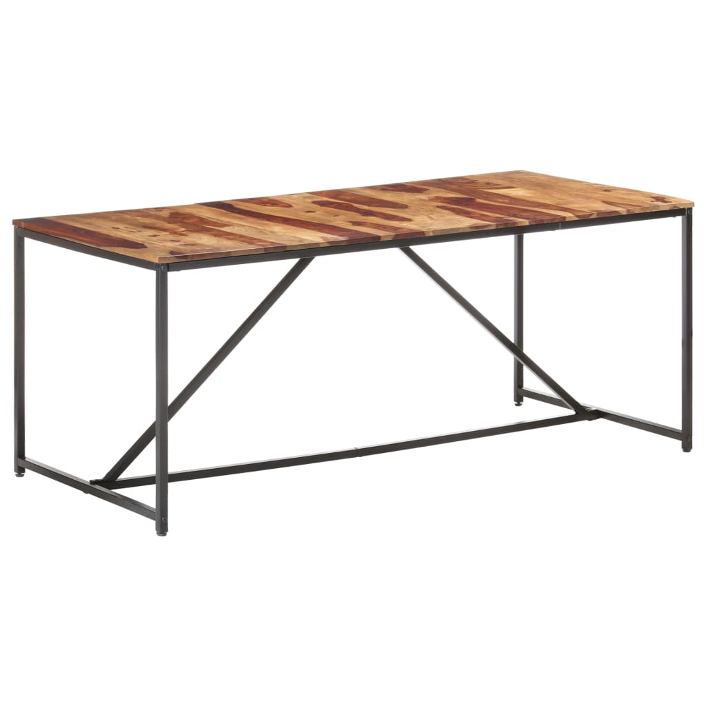 vidaXL Eettafel 180x90x76 cm massief hout