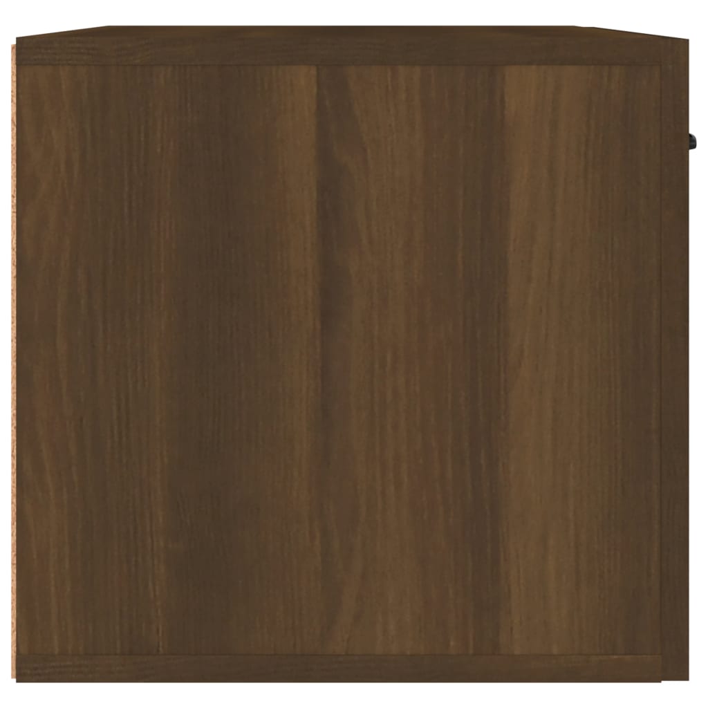 vidaXL Wandkast 60x36,5x35 cm bewerkt hout bruin eikenkleur