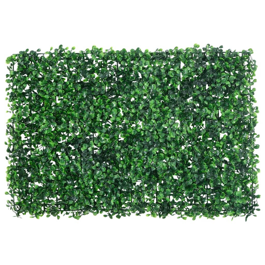  vidaXL Hek met kunstheester 24 st 40x60 cm groen