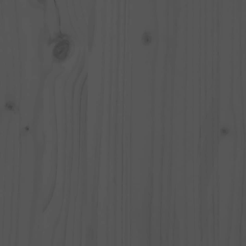 vidaXL 9-delige Tuinbarset massief grenenhout grijs