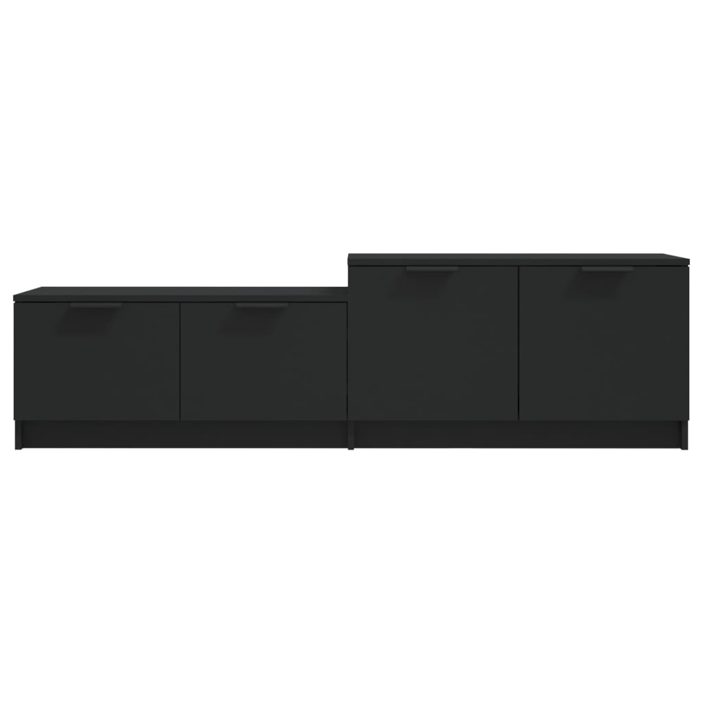 vidaXL Tv-meubel 158,5x36x45 cm bewerkt hout zwart