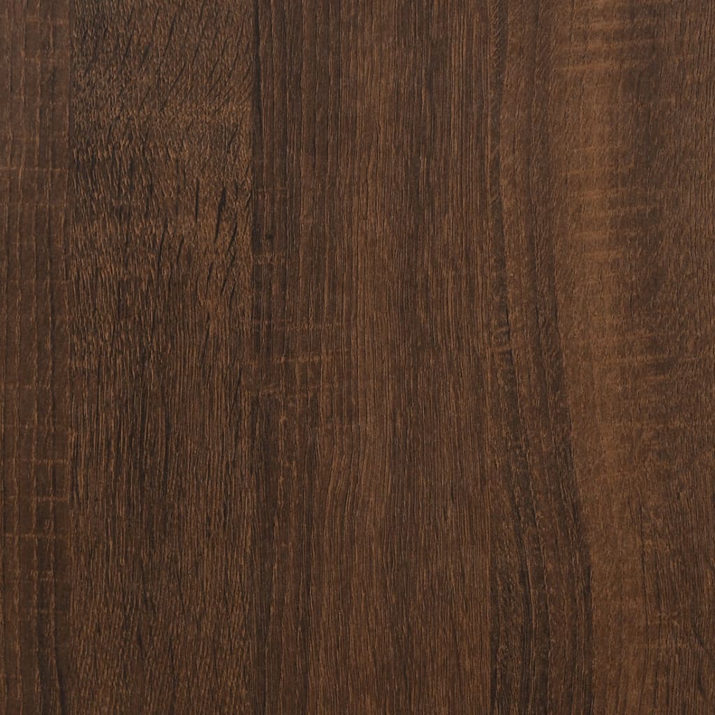 vidaXL Dressoir 60x35x70 cm bewerkt hout bruin eikenkleur