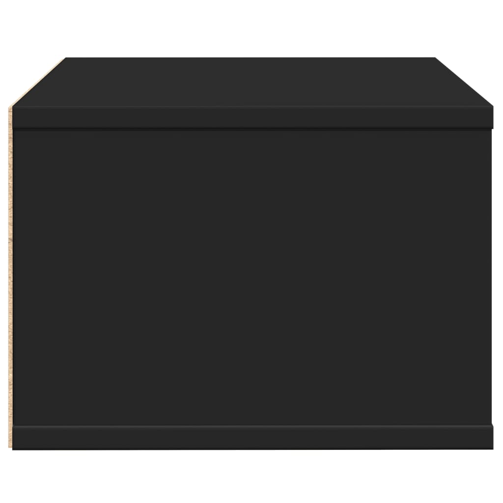 vidaXL Printerkastje 40x32x22,5 cm bewerkt hout zwart