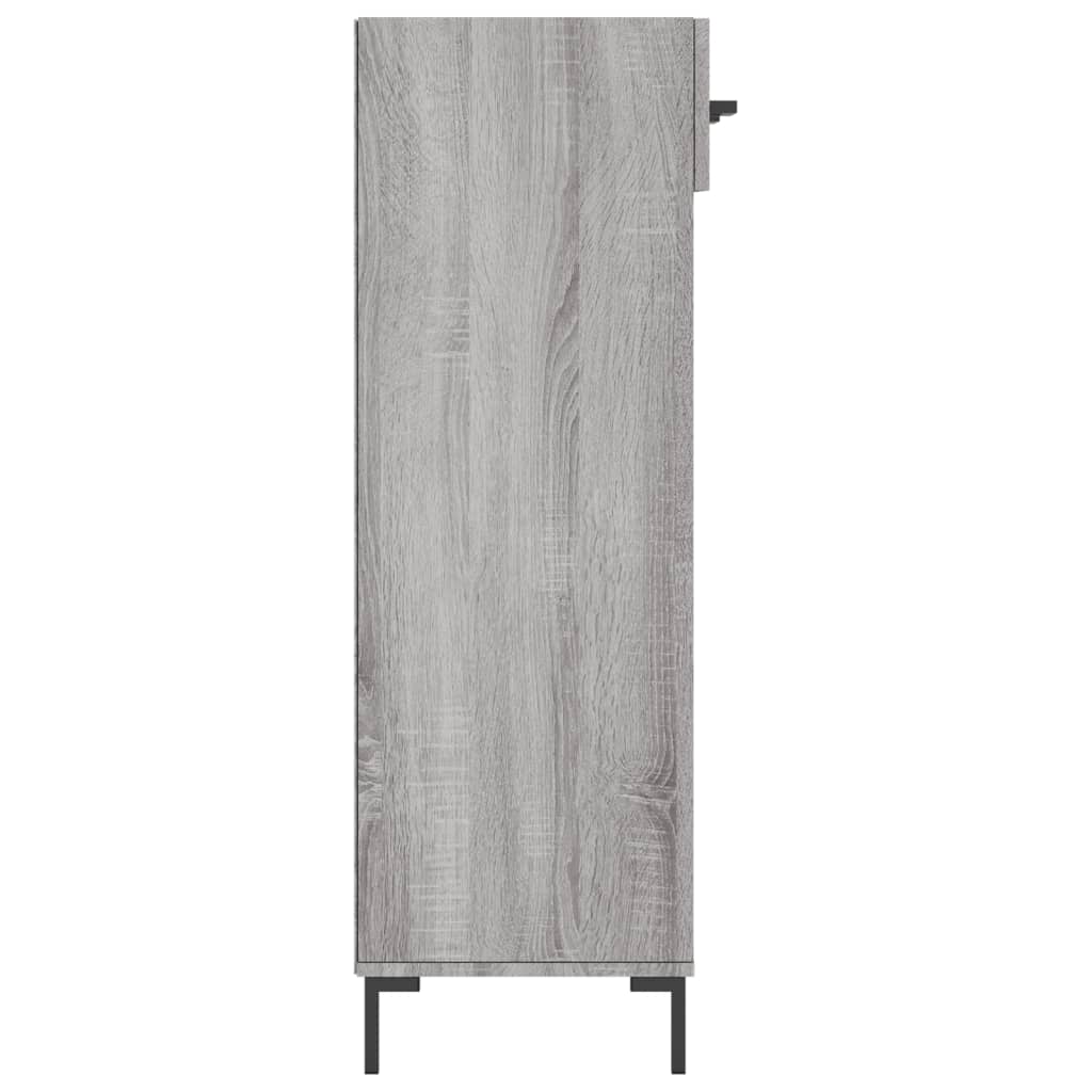 vidaXL Schoenenkast 60x35x105 cm bewerkt hout grijs sonoma eikenkleur