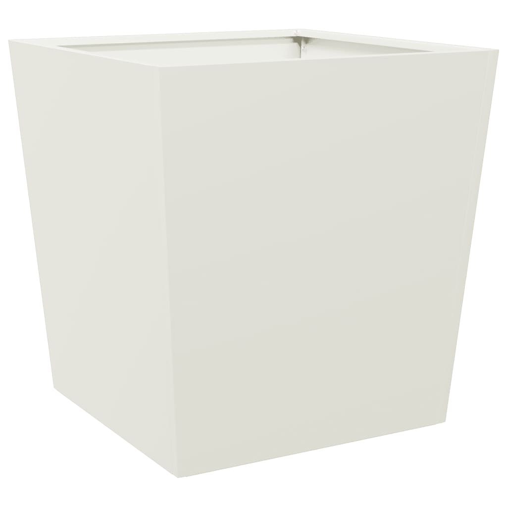 VidaXL vierkant plantenrek Maria (wit VidaXL vierkant plantenrek Maria (wit
