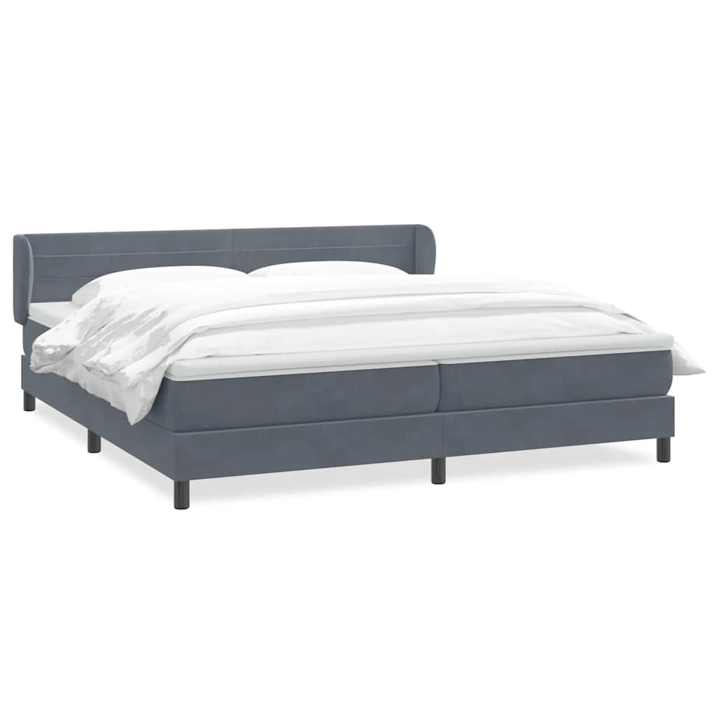 VidaXL Bedframe Zonder Matras 200x220 Cm Fluweel Donkerblauw Slaapmeubel Ledikant Slaapmeubels Bedbodem Tweepersoonsbed Slaapmeubelen 3031477153