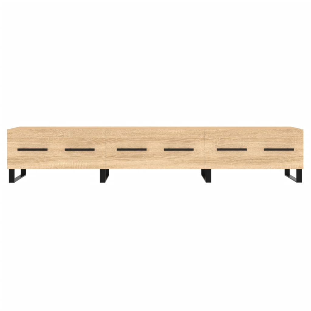 vidaXL Tv-meubel 150x36x30 cm bewerkt hout sonoma eikenkleurig