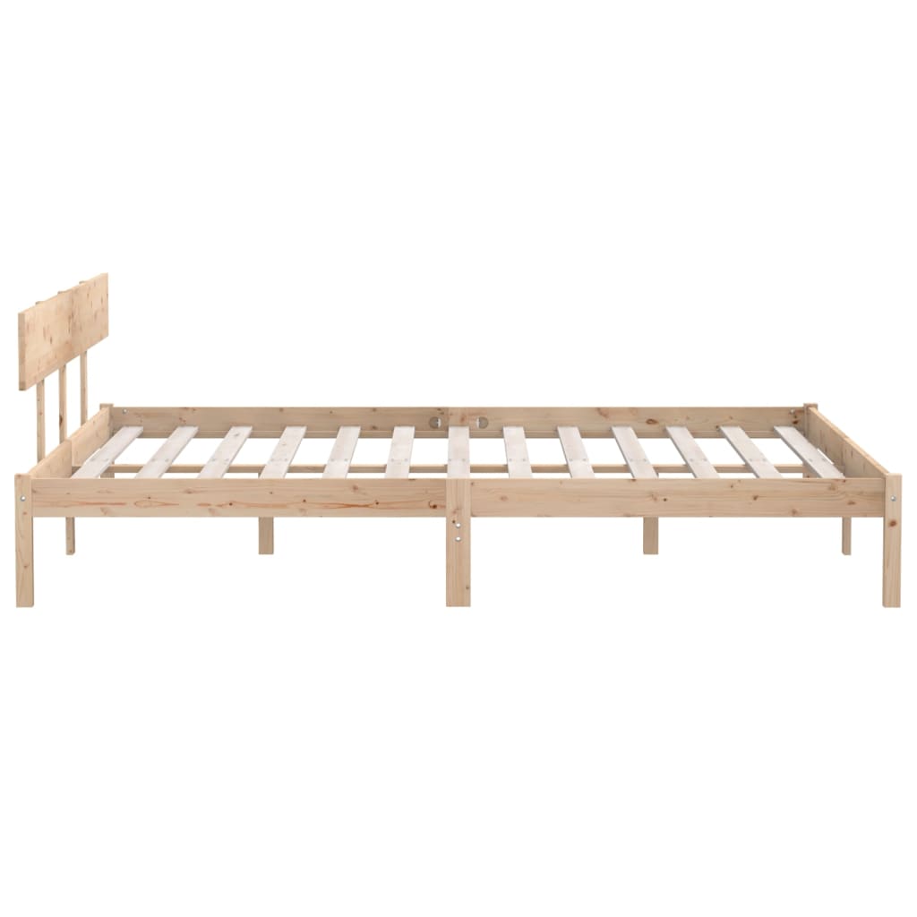 vidaXL Bedframe massief grenenhout 200x200 cm