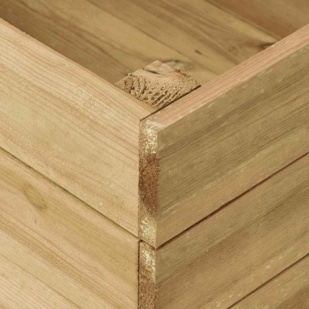 vidaXL Plantenbak verhoogd 300x150x54 cm geïmpregneerd grenenhout