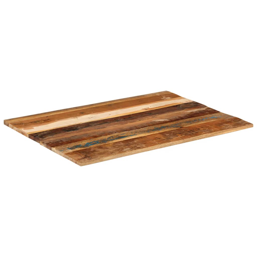 vidaXL Tafelblad rechthoekig 15-16 mm 60x80 cm massief gerecycled hout