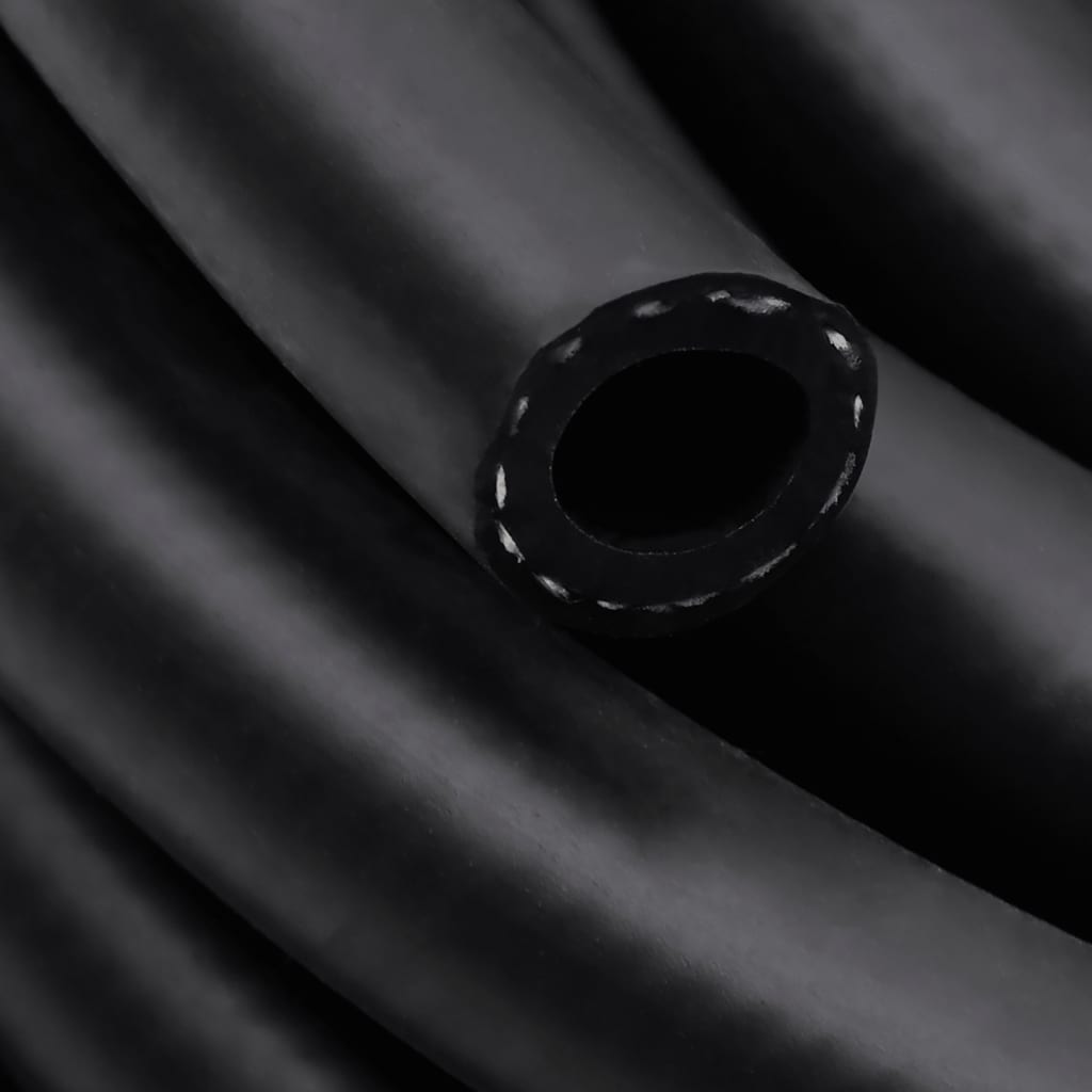 vidaXL Luchtslang hybride 0,6'' 5 m rubber en PVC zwart