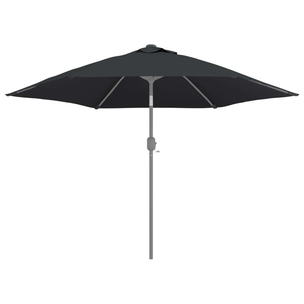 vidaXL Vervangingsdoek voor parasol 300 cm zwart
