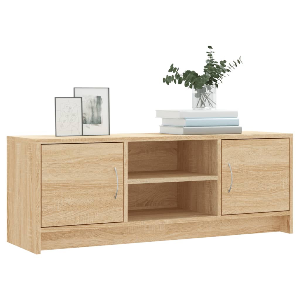 vidaXL Tv-meubel 120x34x37 cm bewerkt hout betongrijs