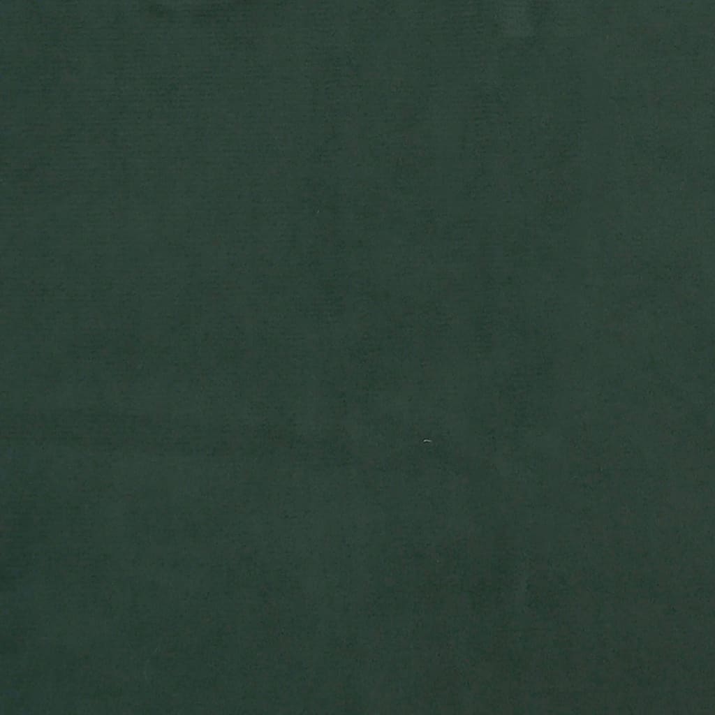 vidaXL Boxspring met matras fluweel donkergroen 120x200 cm