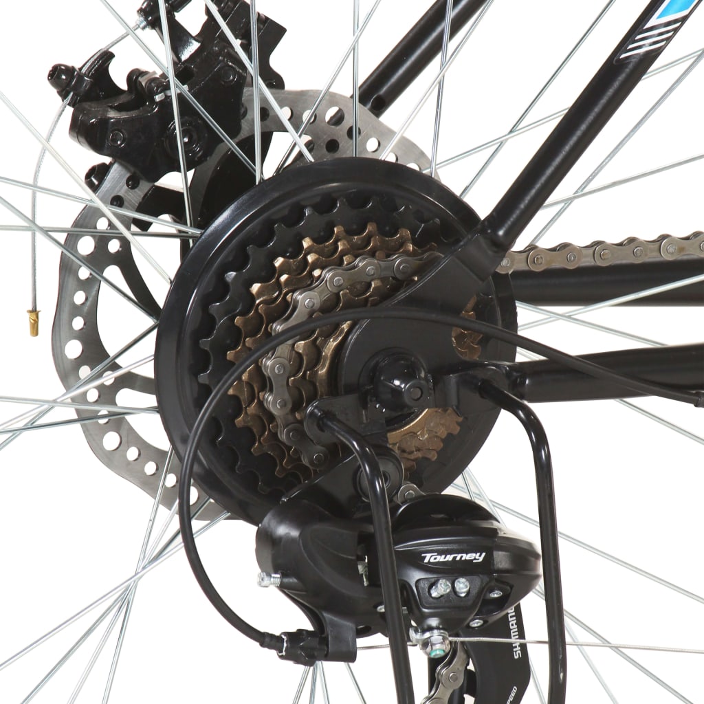 vidaXL Mountainbike 21 versnellingen 29 inch wielen 53 cm frame zwart