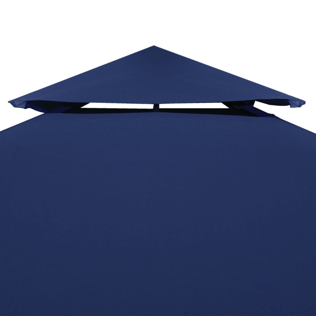 vidaXL Vervangend tentdoek prieel 310 g/m² 3x3 m donkerblauw