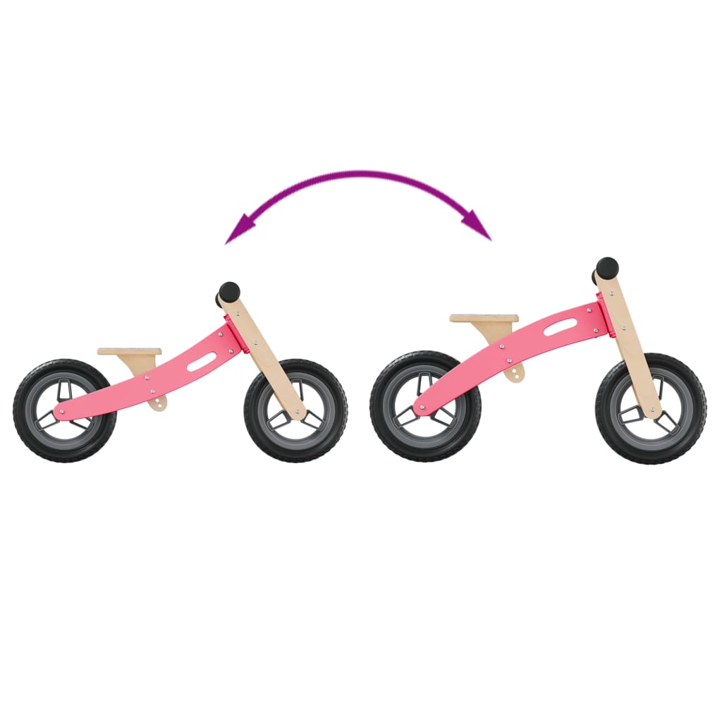 vidaXL Loopfiets voor kinderen roze
