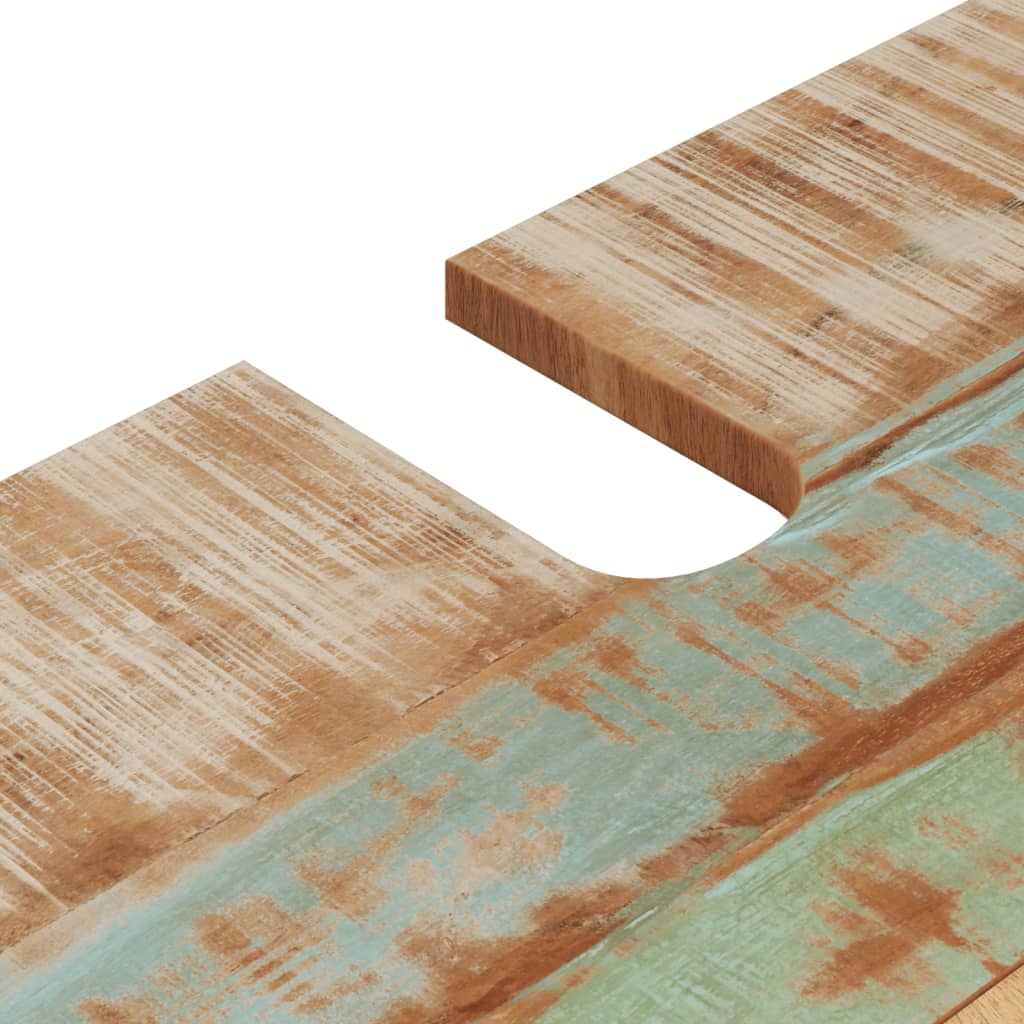 vidaXL 2-delige Badkamermeubelset massief gerecycled hout