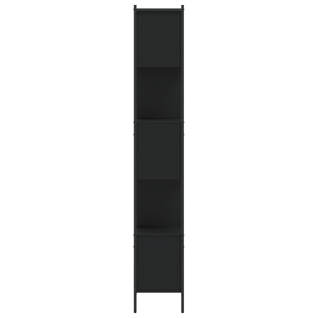 vidaXL Boekenkast 102x28x172 cm bewerkt hout zwart