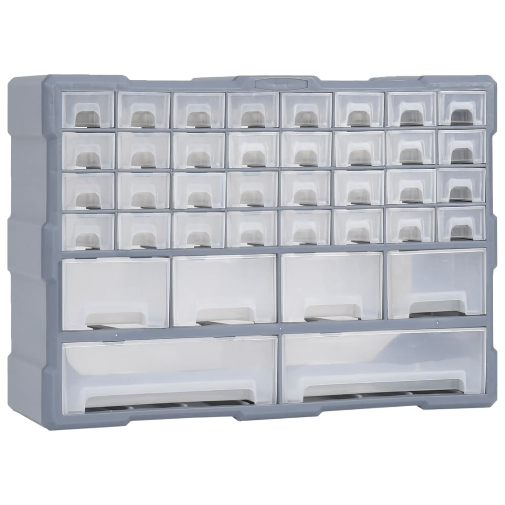 vidaXL Organiser met 38 lades 52x16x37,5 cm